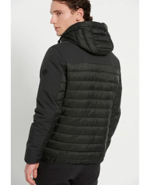 FUNKY BUDDHA Hooded quilted...